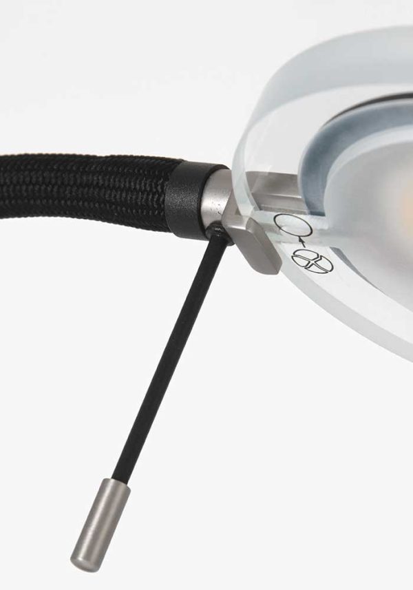 Steinhauer Turound tafellamp – In hoogte verstelbaar – Ingebouwd (LED) – transparant en zwart - Image 8