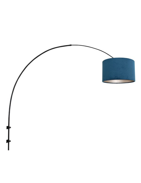 wandlamp-steinhauer-gramineus-blauw-en-zwart-8245zw