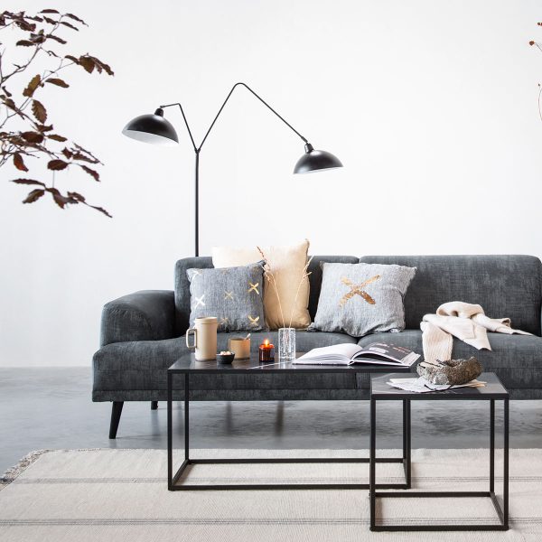 Light & Living Orion vloerlamp – Draai- en/of kantelbaar – E27 (grote fitting) – zwart - Image 2