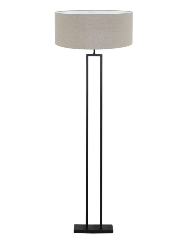 Light & Living Shiva vloerlamp –– bruin en zwart