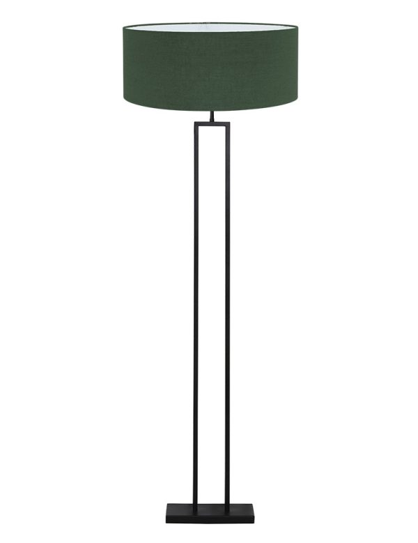 Light & Living Shiva vloerlamp –– groen en zwart