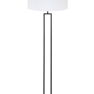 Light & Living Shiva vloerlamp –– wit en zwart