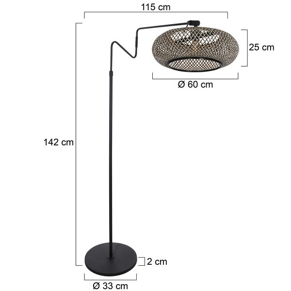 Steinhauer Linstrøm vloerlamp –– beuken en zwart - Image 6
