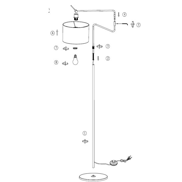 Steinhauer Linstrøm vloerlamp –– beuken en zwart - Image 7
