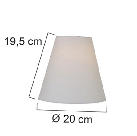 Steinhauer Dion lampenkappen – E14 (kleine fitting) – wit