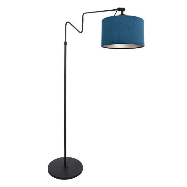 Steinhauer Linstrøm vloerlamp –– blauw en zwart