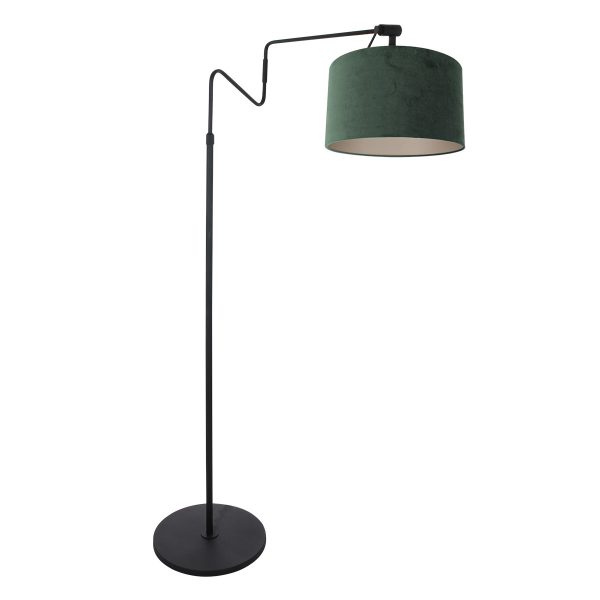 Steinhauer Linstrøm vloerlamp –– groen en zwart