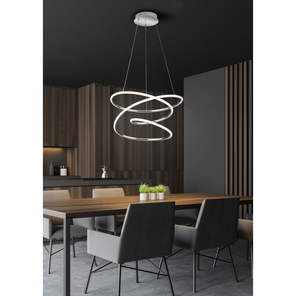 Hanglamp Reality Bologna chroom