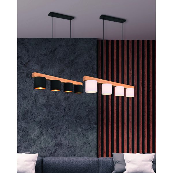 Hanglamp Reality Cameron hout