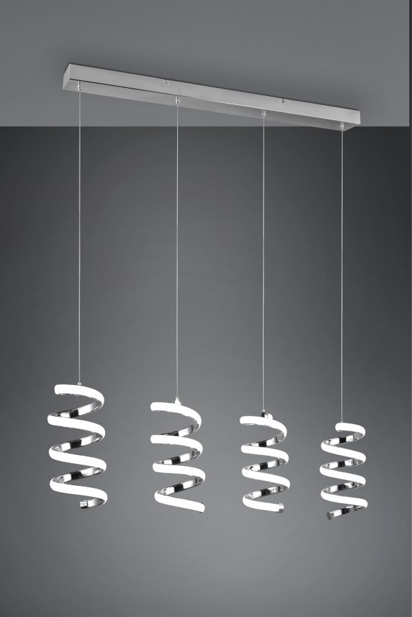 Hanglamp Reality Laola chroom