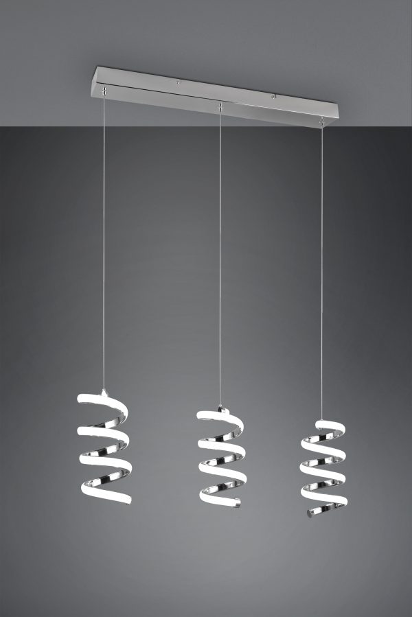 Hanglamp Reality Laola chroom