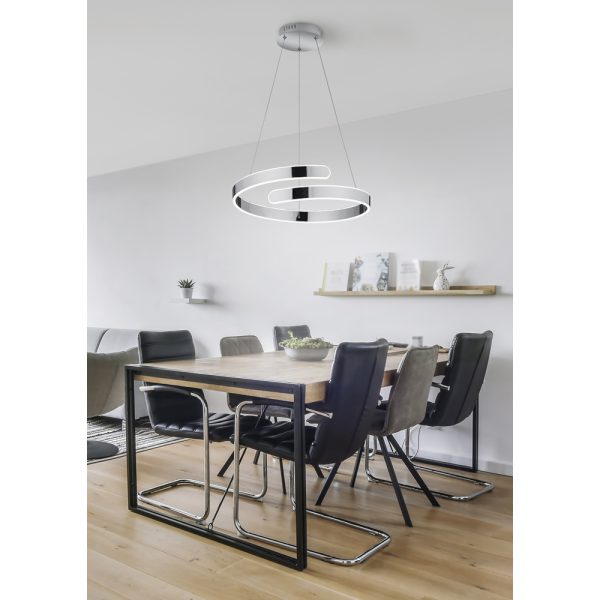 Hanglamp Reality Parma chroom