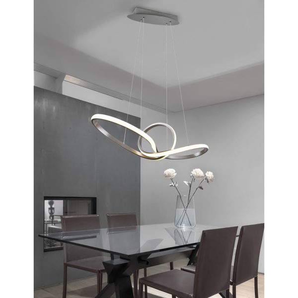 Hanglamp Reality Sansa nikkel