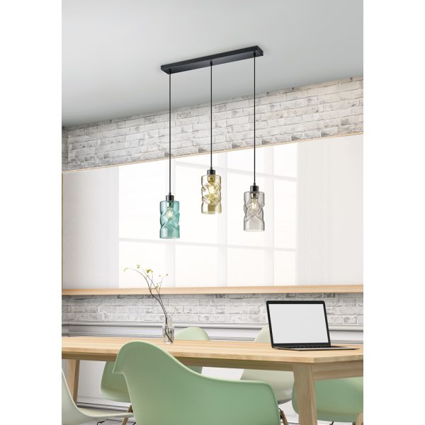Hanglamp Reality Swirl zwart