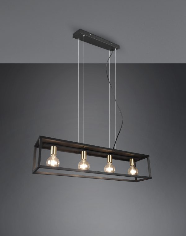 Hanglamp Reality Vito zwart