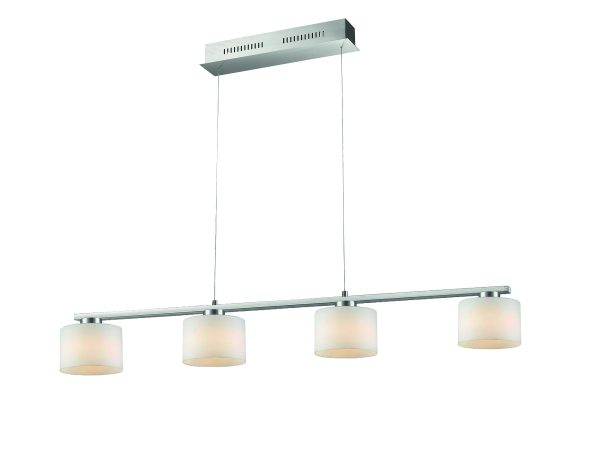 Hanglamp Trio Leuchten Alegro nikkel