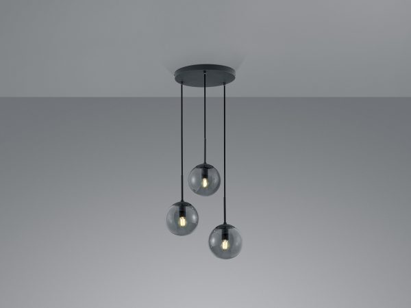 Hanglamp Trio Leuchten Balini antraciet - Image 2