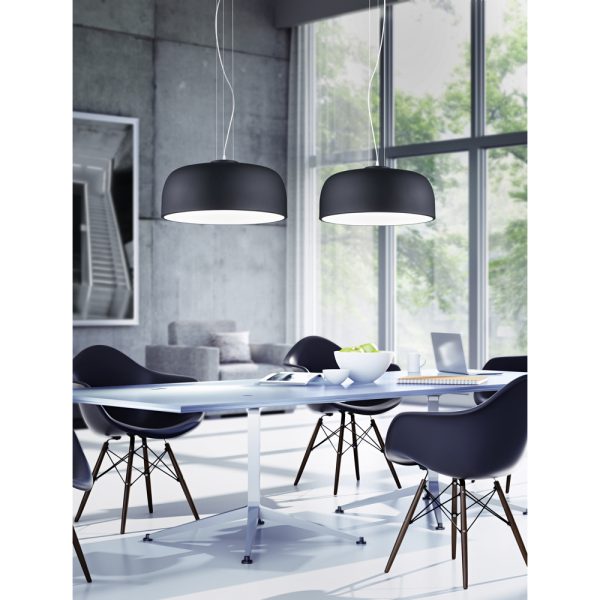Hanglamp Trio Leuchten Baron zwart