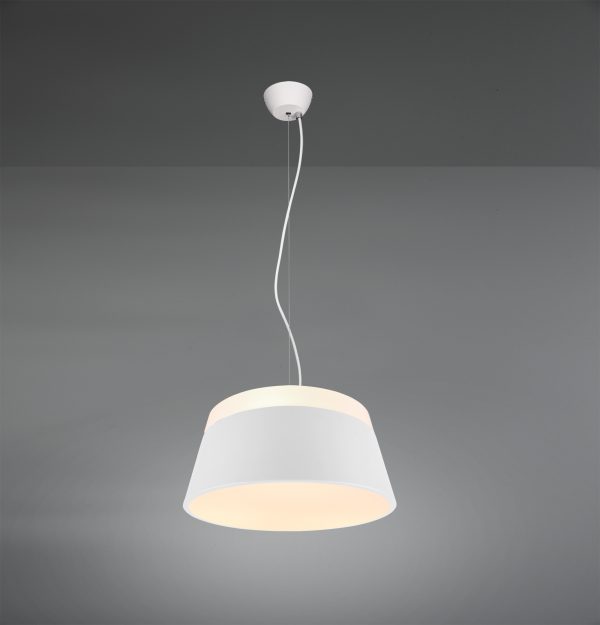 Hanglamp Trio Leuchten Baroness wit