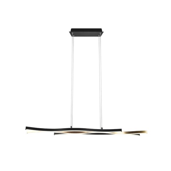 Hanglamp Trio Leuchten Blaze messing - Image 4