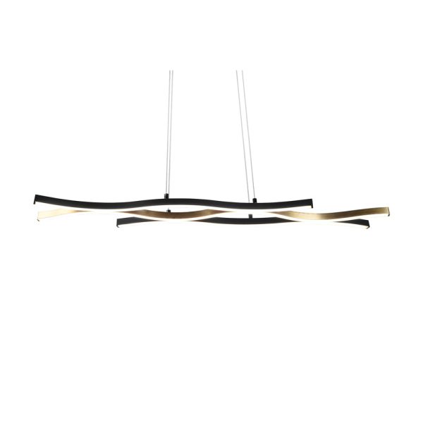 Hanglamp Trio Leuchten Blaze messing - Image 6