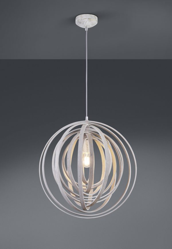 Hanglamp Trio Leuchten Boolan hout - Image 2