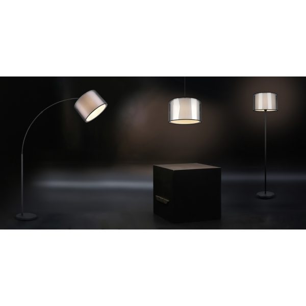 Hanglamp Trio Leuchten Burton zwart