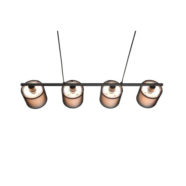 Hanglamp Trio Leuchten Burton zwart - Image 3