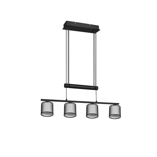 Hanglamp Trio Leuchten Burton zwart - Image 5