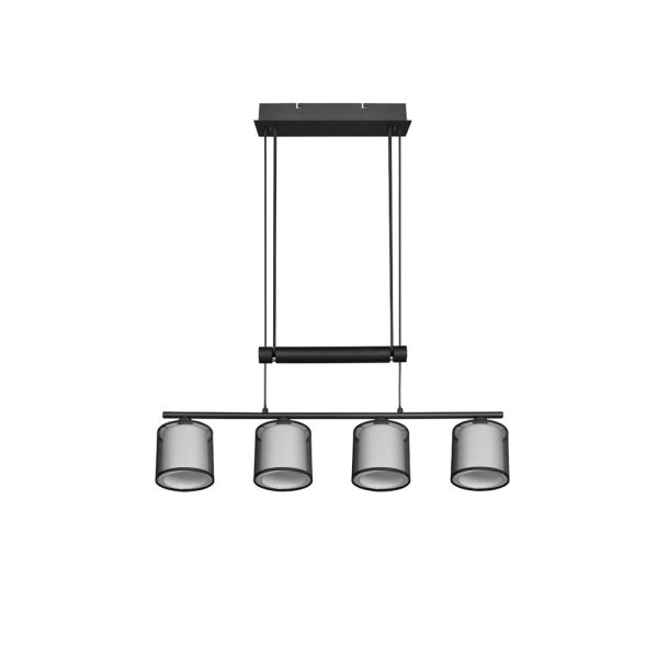 Hanglamp Trio Leuchten Burton zwart - Image 6