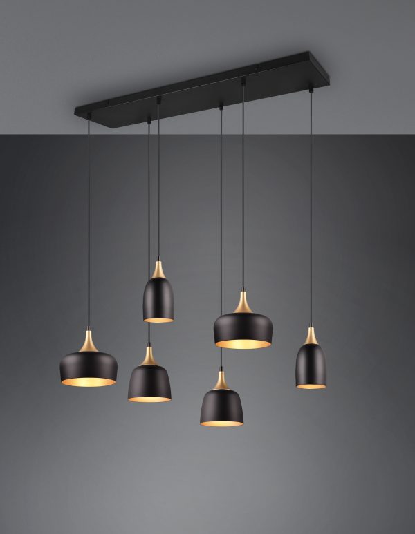 Hanglamp Trio Leuchten Chiraz zwart - Image 2