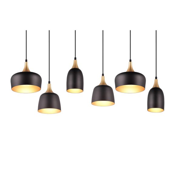 Hanglamp Trio Leuchten Chiraz zwart - Image 3