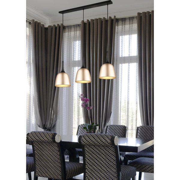 Hanglamp Trio Leuchten Chiron messing