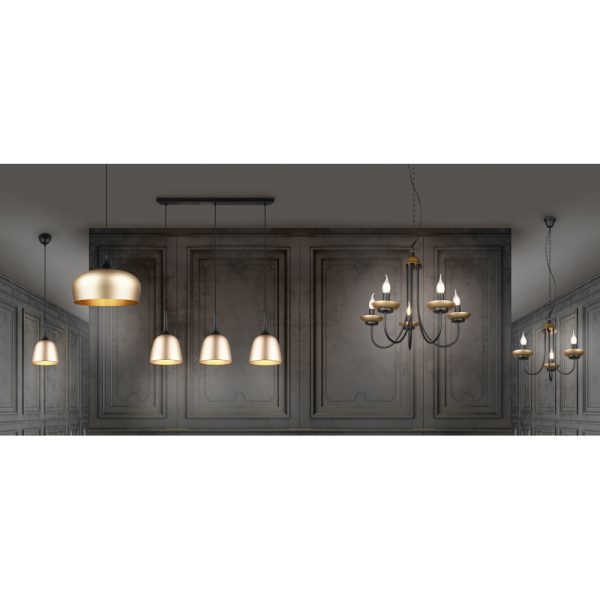Hanglamp Trio Leuchten Chiron messing - Image 7