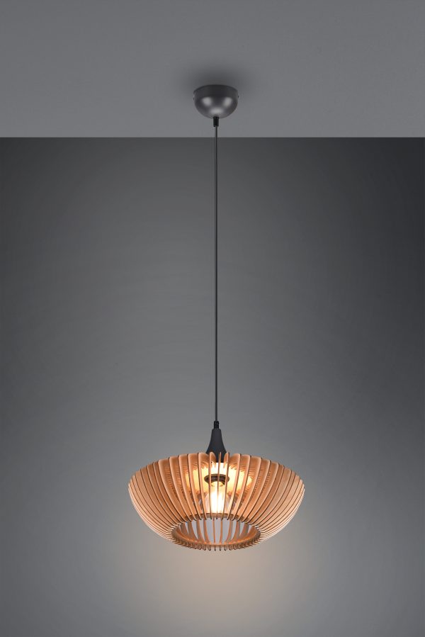 Hanglamp Trio Leuchten Colino antraciet - Image 2