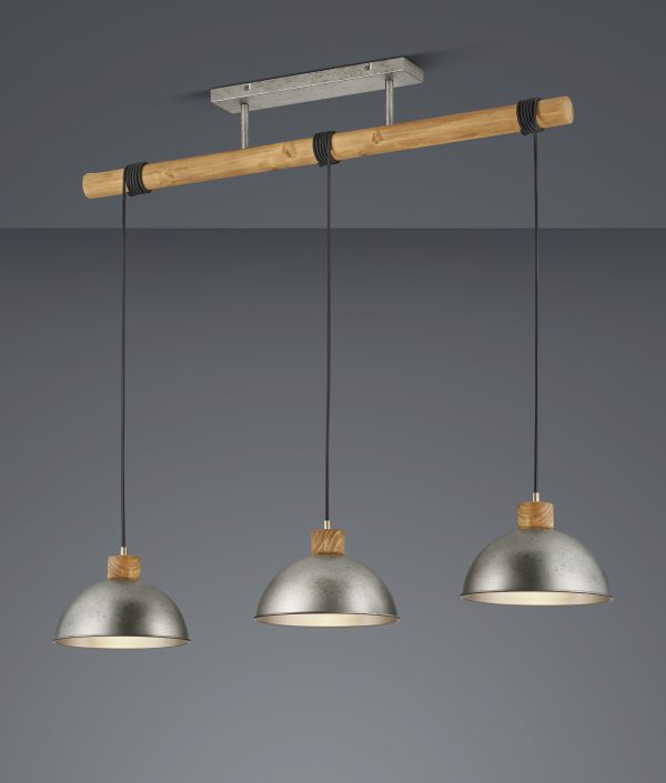 Hanglamp Trio Leuchten Delhi  nikkel - Image 2