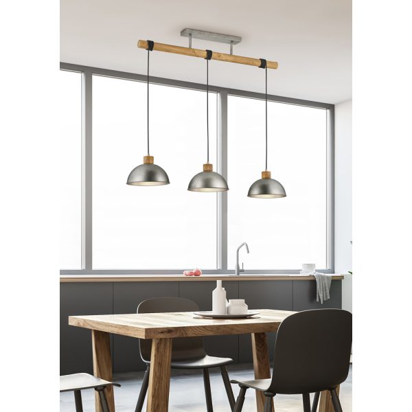 Hanglamp Trio Leuchten Delhi  nikkel - Image 3