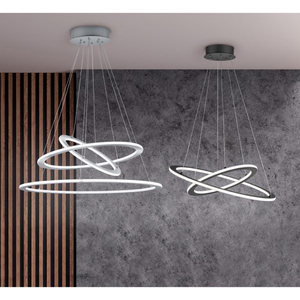 Hanglamp Trio Leuchten Durban antraciet - Image 3