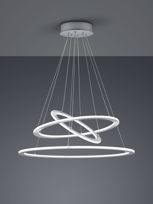 Hanglamp Trio Leuchten Durban nikkel - Image 2