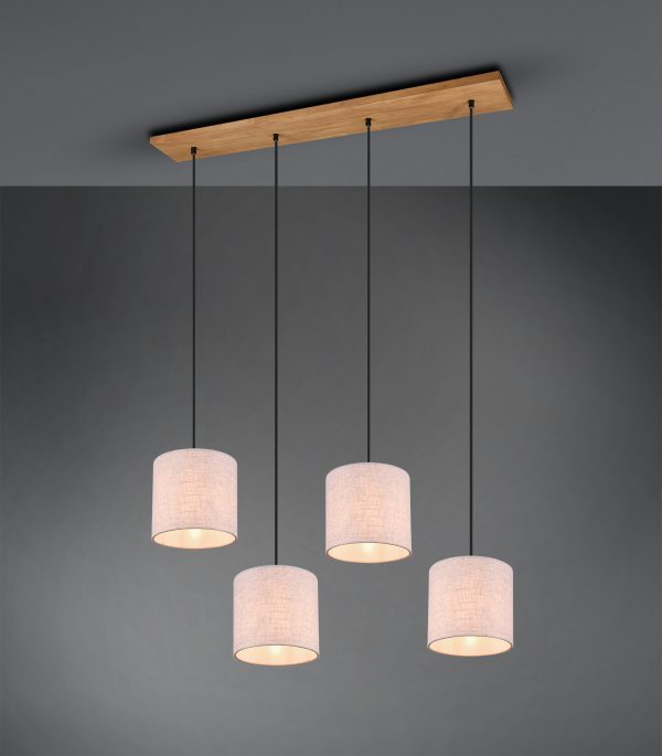 Hanglamp Trio Leuchten Elmau  nikkel - Image 2