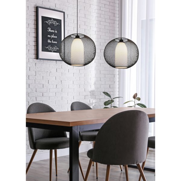 Hanglamp Trio Leuchten Filo zwart