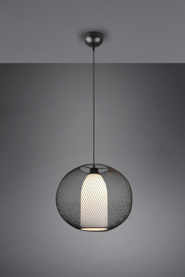 Hanglamp Trio Leuchten Filo zwart - Image 2