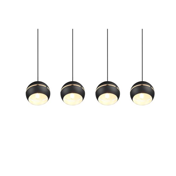 Hanglamp Trio Leuchten Fletcher zwart - Image 3