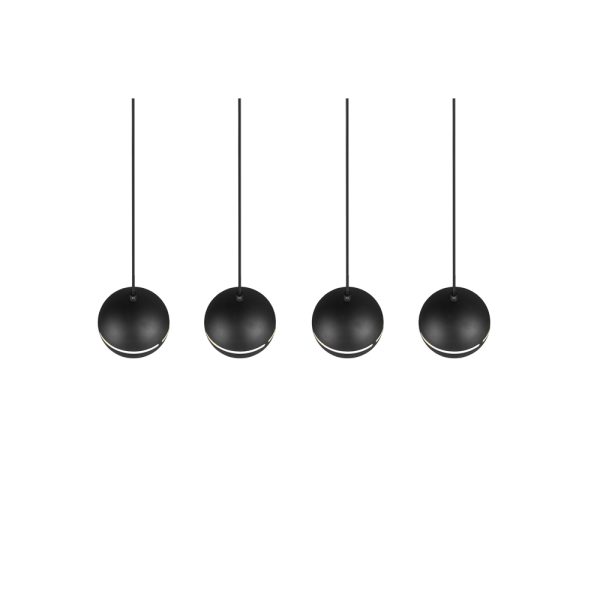 Hanglamp Trio Leuchten Fletcher zwart - Image 4