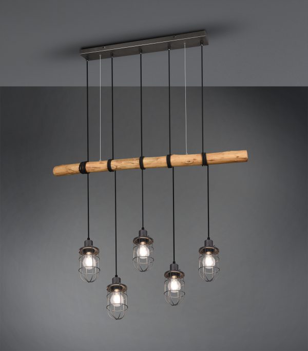 Hanglamp Trio Leuchten Forester  nikkel - Image 2