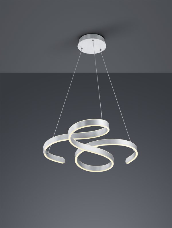 Hanglamp Trio Leuchten Francis aluminium - Image 2