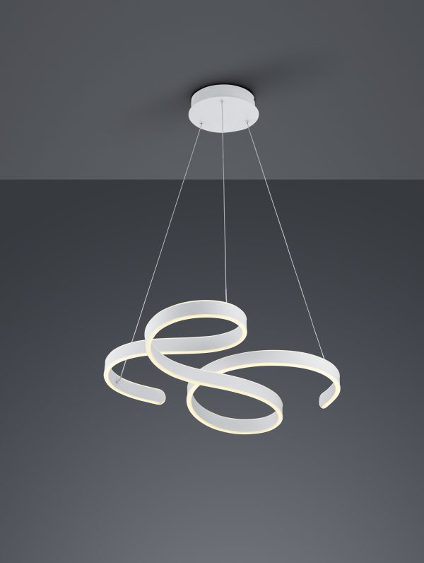 Hanglamp Trio Leuchten Francis wit