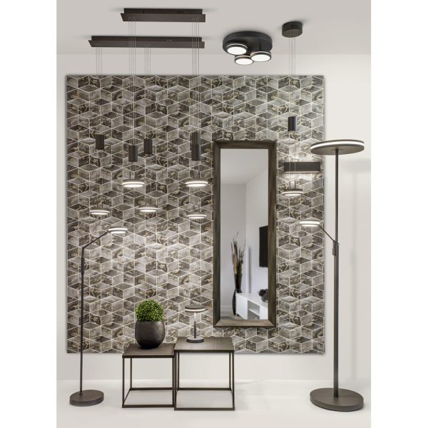 Hanglamp Trio Leuchten Franklin antraciet