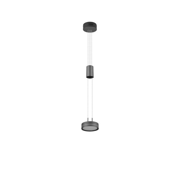 Hanglamp Trio Leuchten Franklin antraciet - Image 5