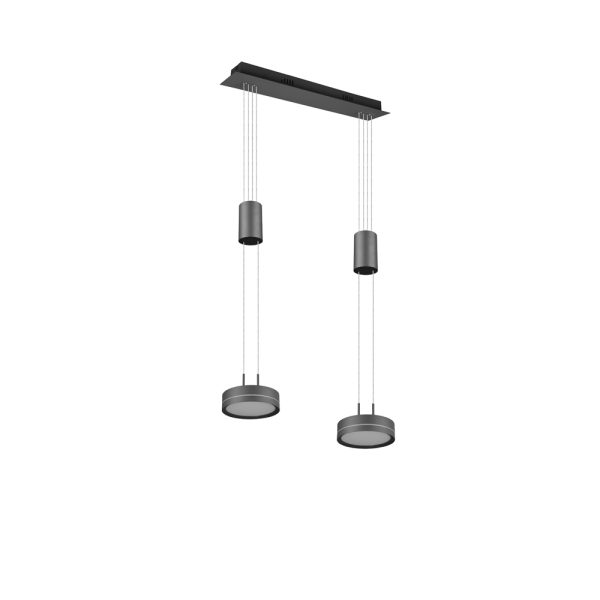 Hanglamp Trio Leuchten Franklin antraciet - Image 5